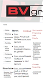 Mobile Screenshot of bvgroup.ch